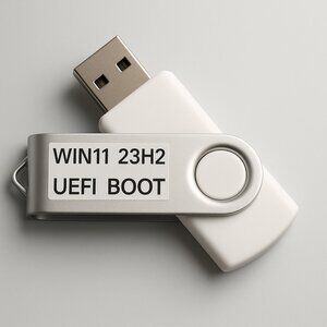 Windows 11 23H2 Bootable USB 64-bit PC or Laptop UEFI No Secure boot or TPM 2.0
